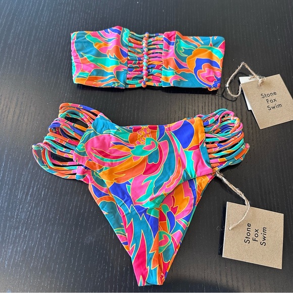 Stone Fox Swim Stained Glass Bikini